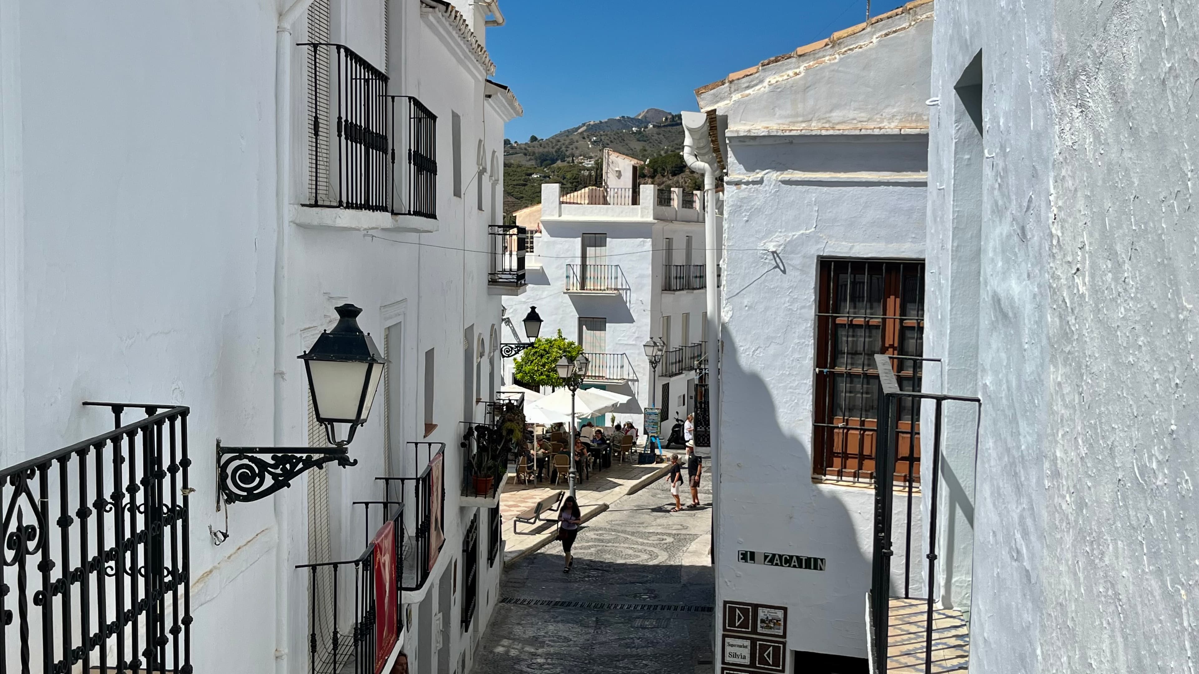 Weiße Gassen der Altstadt von Frigiliana
